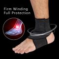 Elastic Knee Wrap Pressurized Extra-Long Compression Bandages for Men and Women to Support Legs, Stable ligaments, Plantar Fasciitis, Joint Pain, Strain, Squatting, Running, Tennis, Basketball,Football (Pack of 2). 
