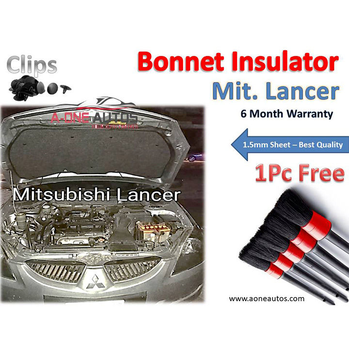 Bonnet Insulator | Namda with Clips for Mit. Lancerr For Heat & Sound Proofing