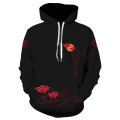 Anime Naruto Itachi Figures Hoodies Akatsuki Red Cloud 3D Print Pullover Sweatshirt Female Battle Tracksuit Casual Outerwear Men. 