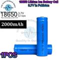 1Pcs 18650 Lithium Ion Battery Cell 3.7V in Pakistan. 