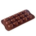 1 Pcs  Silicone  Chocolate Mould Fondant Patisserie Candy Bar Mould Cake Mode Decoration Kitchen Baking Accessories. 