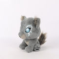 Cross-Border New Products Off-White Iki Plush White End Comics Related Products Little Wolf Plush Doll Toy. 