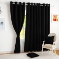Plain Ready Made Curtain Panels Bed Room velvet  Curtains - Beddy's Studio. 