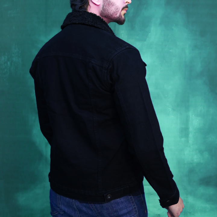 Men's%20Black%20Sherpa%20Denim%20Jacket%20-%20Image%203