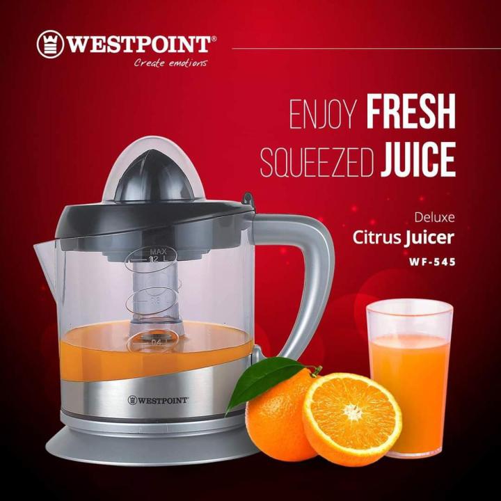West Point Deluxe Citrus Juicer, 40W, 1.2L, WF-545