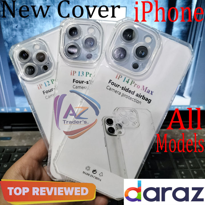 iphone Cover Case1.8mm Four-sided Airbag Camera Protection full Mobile Protection phone case cover For iphone-7 plus to 14 pro max All Model Anti-fall High Transparency Reduction No Yellowing TPU Back Cover
