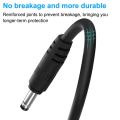 New DC 5V to 9V/12V Cable Boost Converter USB to DC 2.1X5.5MM Plug Power Cable Step-up Cord for Wifi Router Modem Fan Speaker 1M Cable Connector. 