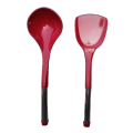 Salan Spoon | Rice Spoon with Steel handle Serving Colorful Melamine (10 inch). 