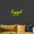 Engaged Neon Sign Wedding Neon Sign Custom Neon Sign Led Light Engagement Decor Proposal Party Wall Decor Available in Various font and styles with High Quality LED Neon Strips and Strong Acrylic Sheet. 