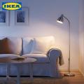 IKEA Floor / Reading Lamp, Aluminium. 