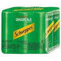 Schweppes Original Ginger Ale, 300 ml Tin Can ( Pack of 6 ) Can  (6 x 300 ml). 
