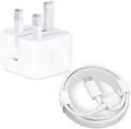 Orignal IPHONE X, XS, XS max,  USB-C PD 20W FAST Charger 3 Pin (UK PIn). 