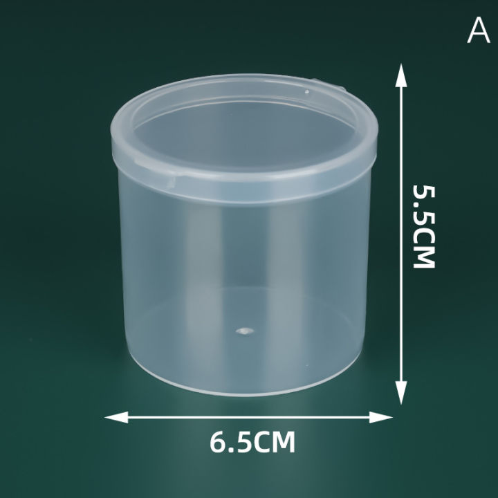 Pp Rounded Square Plastic Box Plastic Box Case For Triangle/Round/Square Puff Transparent Sponge ...