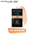 Maybelline New York Fit Me Matte & Poreless Liquid Foundation 5ml Sachet 128 - Box of 6 Sachets. 