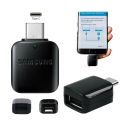 Original Samsung USB A 3.0 A Type C OTG Adapter Connector For Galaxy S23 S22 Ultra S10 A14 M34 F54 M14 Tab A7 S6 Type C Original USB Type C OTG Adapter For Samsung Galaxy A70 A50 S8 S9 Plus Note 8 A3 A5 2017 Support Pen Drive/U DISk/Mouse/Gamepad. 