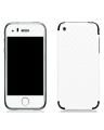 Iphone 3G White Carbon Fiber Texture Mobile Skin. 