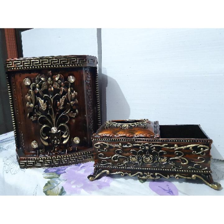 Dust bin set for Room, dustbin + Tissue box