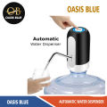 OASIS BLUE Wireless Smart Electric Water Pump Dispenser Bottle Portable Beverage Suction Automatic Suction Pump for Home Travel. 