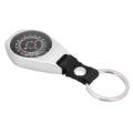 Durable Handheld Compass Key Chain Guide Na tion Mini Zinc Alloy Han g Ring Compass Outdoor Camping Pocket Survival Tool. 