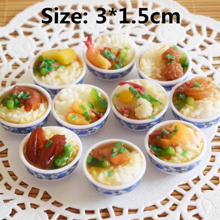 2PCS 1/6 Scale Miniature Chinese Dim Sum Dollhouse Pretend Food for Doll house Kitchen for Barbies Blyth Bjd Doll for Kids
