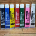 Acrylic Color Paints 75 ml Tube 7 Color Set White, Black, Red, Yellow, Pink, Green & Blue Color Art # OFADM-AC Tube-WBRYPGB-5PC-006. 
