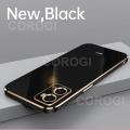 COROGI for OPPO A76 Back Cover Luxury 6D Plating Frame Shiny Bling Case Soft Silicone Square Phone Cases Pouch. 