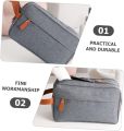 Oxford Canvas Mens Toiletry Bag Large Capacity Beauty Wash Pouch Male. 