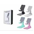 Foldable Desktop Mobile Phone Stand Bracket Holder / Mobile Phone Stand Mount Universal Adjustable Desktop Smart Phone Tablet Holder Bracket. 