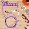 Keyboard Cable Extra-long Type-C to USB Coiled Gaming Keyboard Cable. 