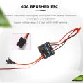 40A Brushed ESC Electronic Speed Controller for C24 C34 MN D90 MN99S MN86S RC Car Upgrade Parts. 