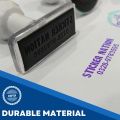 Custom Logo Stamp – Pre-Inked, No Ink Pad Needed – Personalized Flash Foam Stamps for Business, Personal & Office Use. 