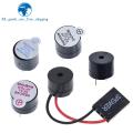 10pcs 3V 5V 12V Active Buzzer Magnetic Long Continous Beep Tone 12*9.5mm New And Original For Arduino Mini Plug Speaker. 