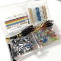 RGB LED With Box Basic Starter Kit Power Supply Module for Arduino R3 DIY Project Starter Electronics Fun Kit Electronic DIY Kit Electronic Components Set Resistor Assorted Kit. 