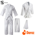 High Quakity Quality Karaty Uniform Taekwando Uniform in white Color, Taekwando suit, Martial Art Suit, Karate suit, judo karaty, Complete karate uniform, in 0 To 8 Sizes In Pure Cotton Fabric Sabtain Collection Store. 