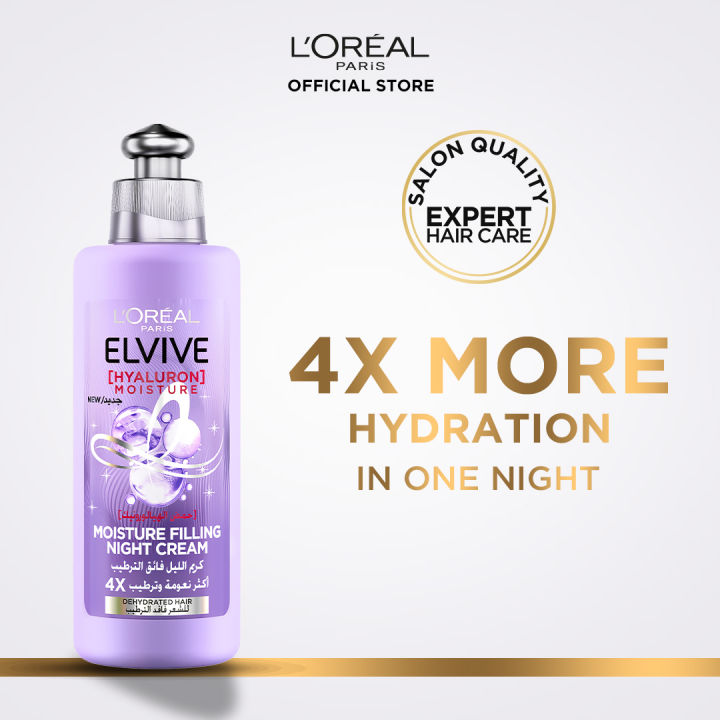 L’Oreal Paris Elvive Hyaluron Moisture - Moisture Filling Night Cream 200 ml