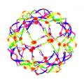 Hoberman Sphere for Kids Yoga Ball Glow in the Dark Breathing Ball Mini Stress Toys for Anxiety Pre-educational Expandable. 