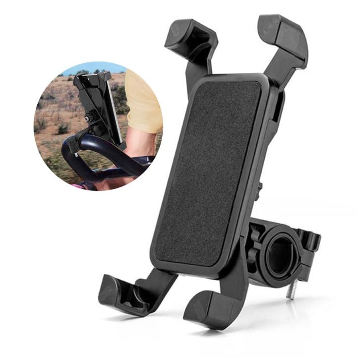 【Footprint】 Anti Shake 360 Rotation Adjustable Bike Mobile Phone Support Universal Bicycle Wall Stand Bike Handlebar Phone Holder Stand