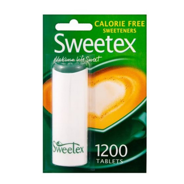 Sweetex Sweetener Imported 1200 Tablet Pack, Calorie Free Sweetner