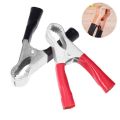 2pcs Copper Car Battery Clipper Battery Clips Connected Clip Toothed Charger Accessories For Jumping Start Cable Circuit Vehicle Auto Cars. 