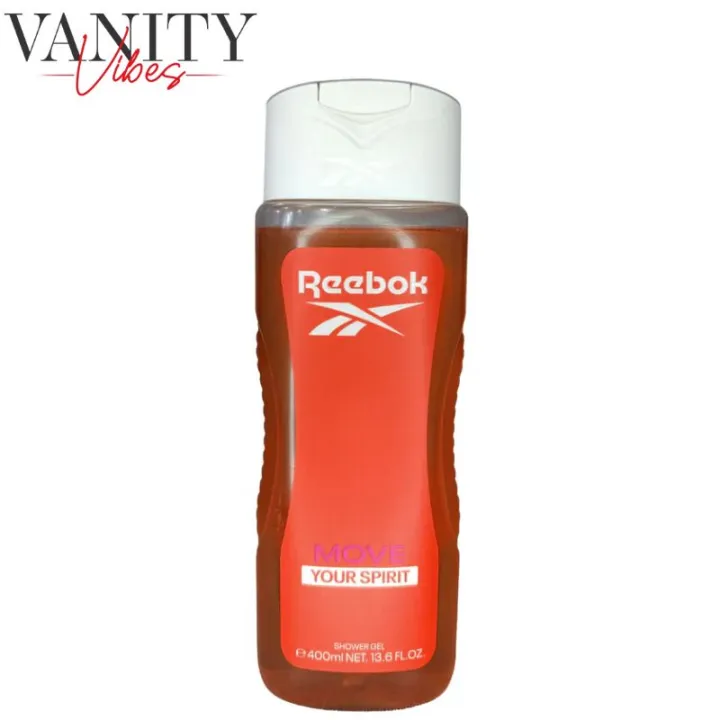 Reebok Women Move Your Spirit Shower Gel 400ml – All-in-One Hair, Face ...