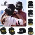 KING QUEEN Letter Embroidery Baseball Cap Snapback Hip Hop Caps For Lovers Couples Sun Hats Men Women Visor Cap. 