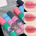 Cappuvini Long-Lasting Waterproof Non-stick Cup Lipstick Matte Velvet Mist Mousse Lipsticks Natural Korean Lip Mud Makeup Cosmetic Moisturzing Smooth Liquid Lip Tint. 