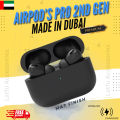 AirPods Pro 2nd gen Made in Dubai premium Black Edition Dubai wireless Earbuds. 