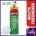 MOUTH FRESHENER MOUTH SPRAY FRESH BREATH FRESHENER ORAL SPRAY FOR FRESH BREATH, FRESHMINT, SPEARMINT, FRESH MINT, PEPPERMINT ETC (1 PIECE) NON ALCOHOLIC AND LONG LASTING AVAILABLE BEST TREATMENT FOR BAD SMELL OF MOUTH, MANY TASTY FLAVOURS IMPORTED FROM UK. 