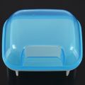 Pet Hamster Bathroom Bath Sand Room Sauna Toilet Blue White 10x7x7cm. 