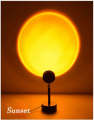 USB Sunset Projector Led Night Light Sun Projection Desk Lamp Table Lamp for Bedroom Bar  Wall Decoration Lighting By E Light. 