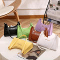 Fashion Solid Women's Shoulder Bag Artificial Leather Square Underarm Bags Ladies Handbags For Daily Used. 