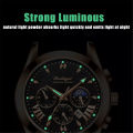Poedagar Luxury Men's Watches Waterproof Stainless Steel Strap Quartz Men's Watches Luminous Calendar Luxury Brands Fashion Watches for Men. 
