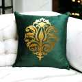 16*16  Luxury Velvet Laser Cut Sofa Cushion Cover Velvet Cushion Designed With Leaser Work, Front Velvet , Back Silk with Side Zip By Mehman Bazar. Floor,sofa,bed cushion cover. 