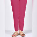 Pink Plain Straight Trouser,Pants,Capri For Girls/Ladies imported Fabric. 